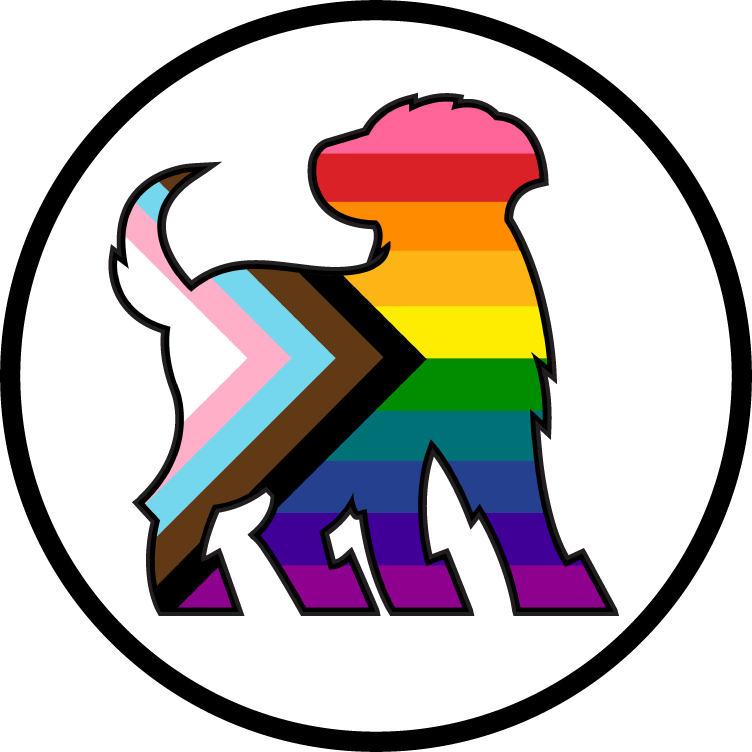 Progressive Pride flag in Retriever icon